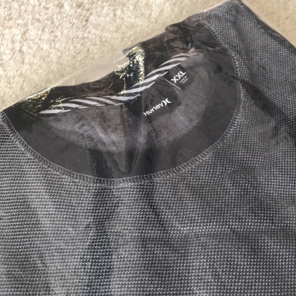 Men’s Hurley Holdfast Fleece Crew Dark Grey Heather/Black XXL - Picture 3 of 6